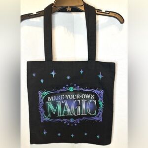 BioWorld Wicked The Musical Make Your Own Magic Black Canvas Tote Bag